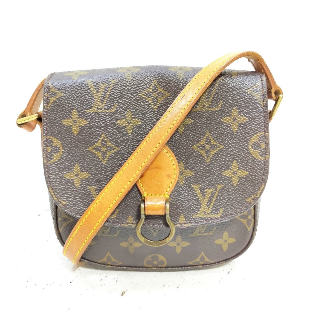 Louis Vuitton Brown and Tan Shoulder Bag